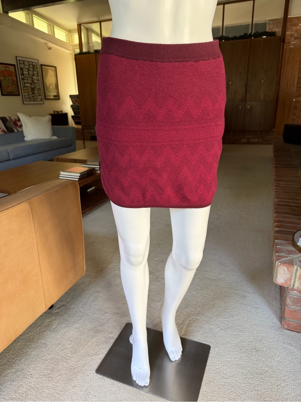 Mossimo Women’s Red Knit Mini Skirt